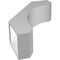 Ekena Millwork 6-in. W x 18-in. D x 26-in. H Legacy Architectural Grade PVC Knee Brace BRCP06X18X26LEC - alternate 3